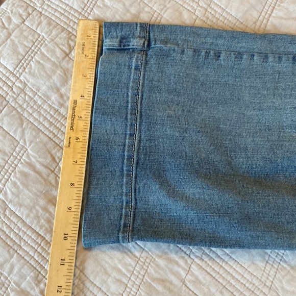 👖 Seven7 gaucho jeans cropped light wash - Picture 5 of 11